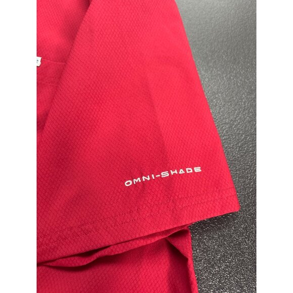 Columbia Men's Beet Red PFG Slack Tide Camp Shirt M - Picture 9 of 9